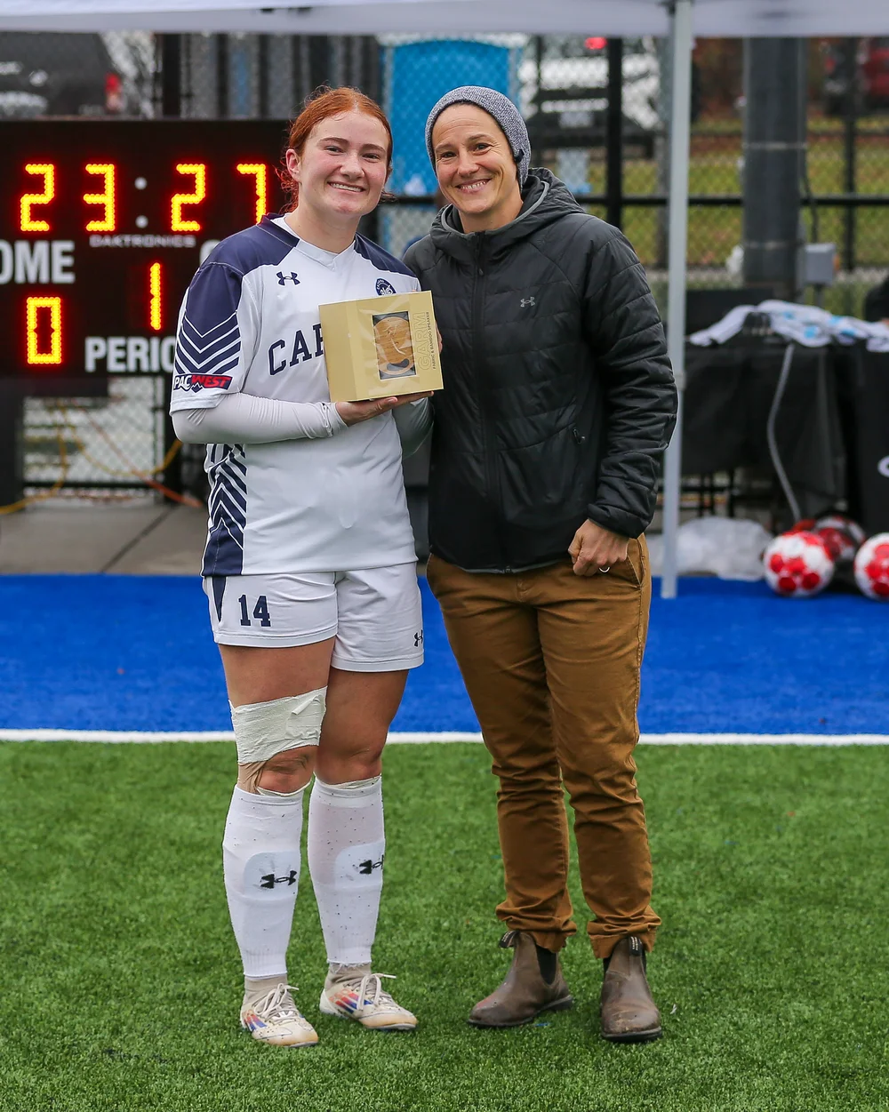 Isabella receives the Joseph Iacobellis Athletics Award