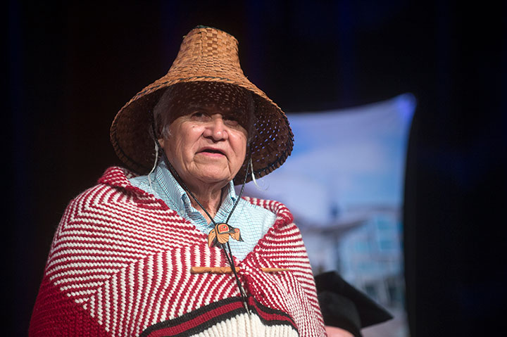 We had the privilege of having Slá’hólt, Hereditary Chief of the Tsleil-Waututh Nation and Capilano University in-residence Elder Ernest (Ernie) George advise the IDA program in its early development. We remember him and the contributions that he made to all Indigenous people.