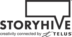 TELUS Storyhive logo.