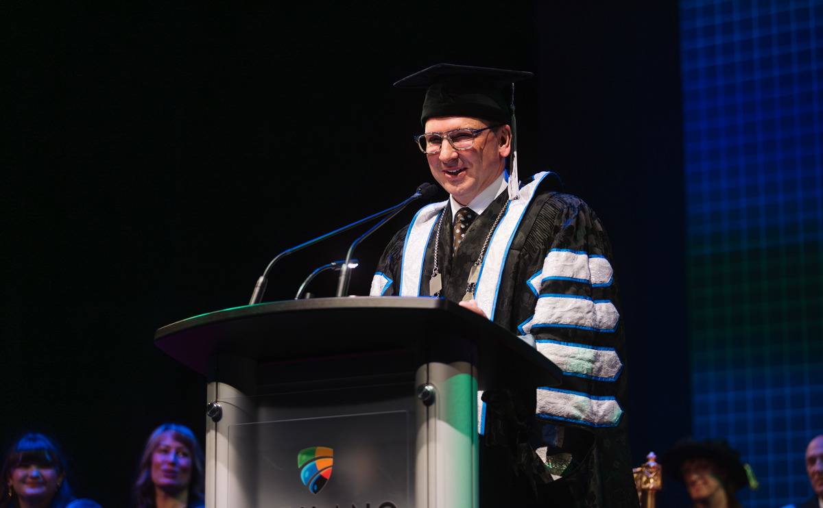 In his installation address, President Dewling shared a vision for the future, inspiring the CapU community with a message of leadership, collaboration and opportunity.