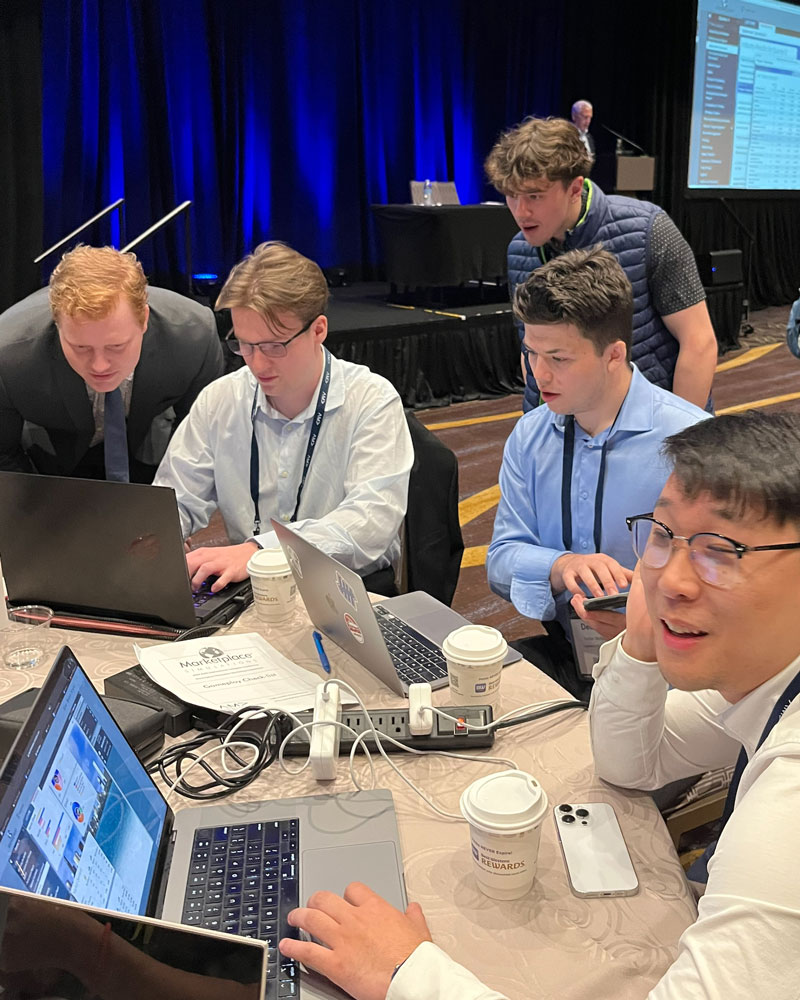 Students at AMA competition