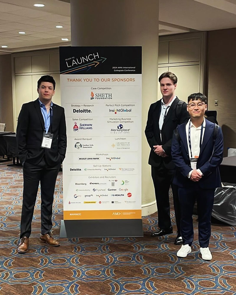 Students at AMA competition