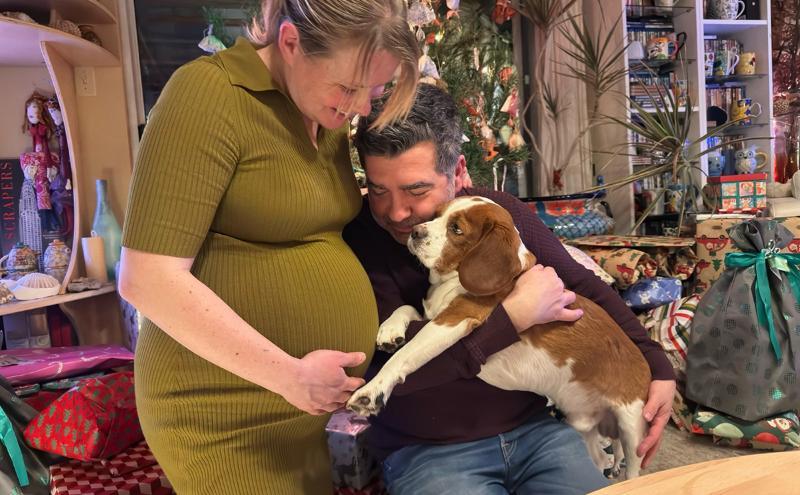 Barbara Gregusova with her family