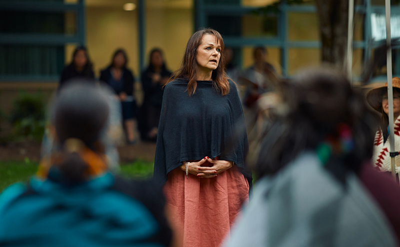 Witness at Canoe-Awakening Ceremony