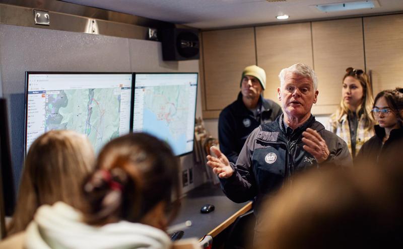 Tourism field study at North Shore Search and rescue