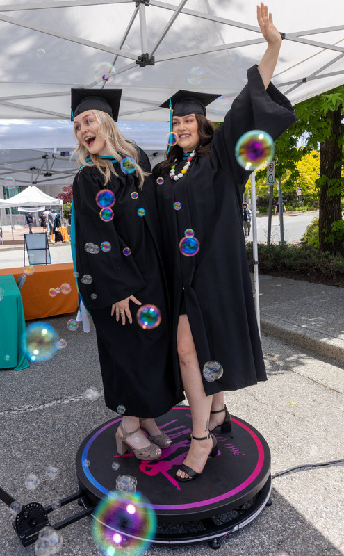 Students celebrating at Convocation