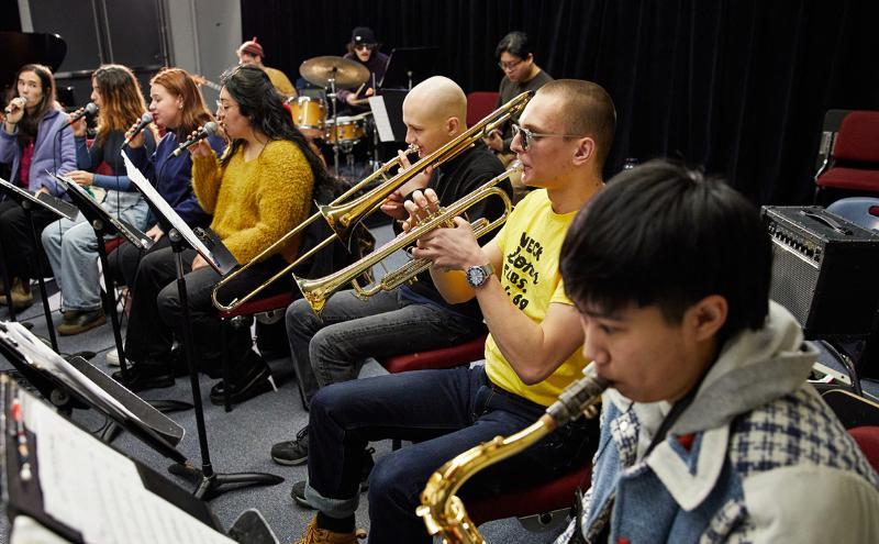 Jazz students rehearse and fine-tune for upcoming performances