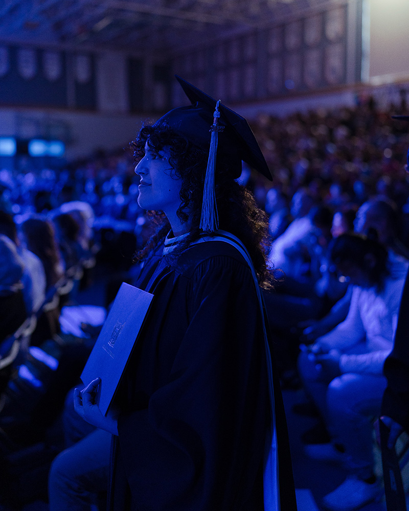 Student at Convocation