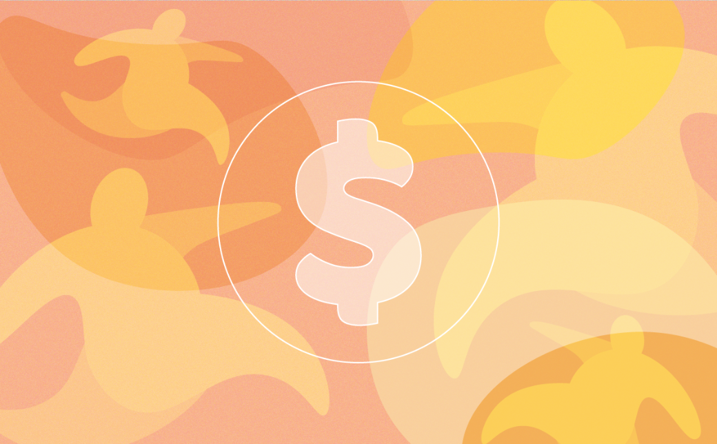 Illustration with dollar sig