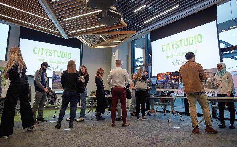 Students and faculty at CityStudio North Vancouver HUBBUB #7