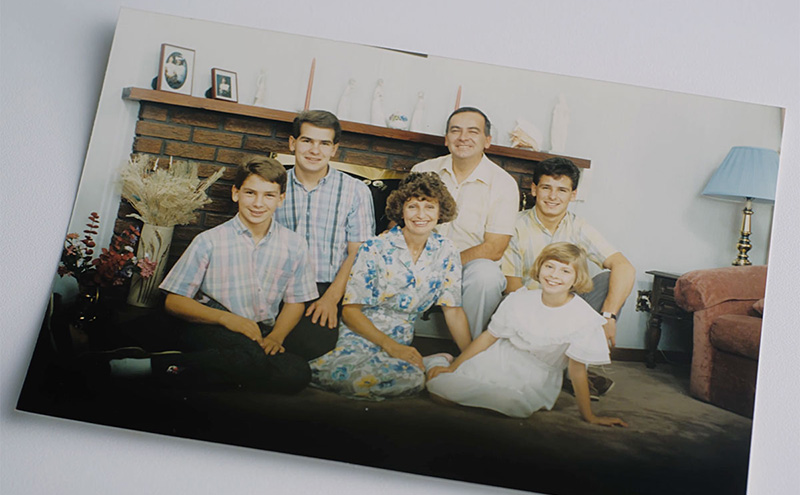 Dr. Jason Dewling with his family.