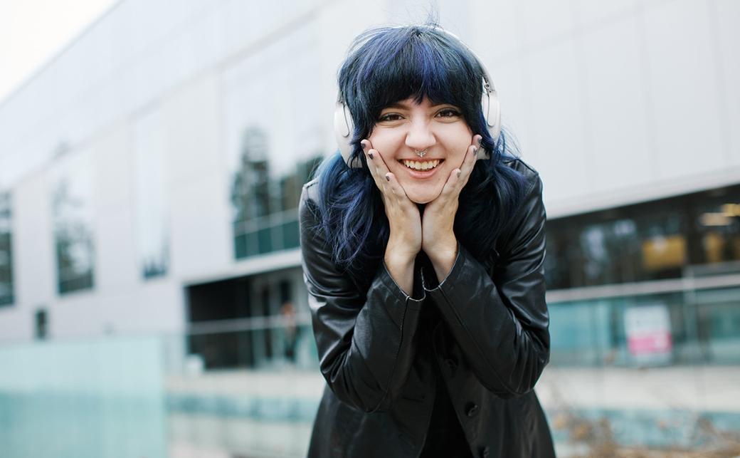 Kate Henderson feature image Alt/Description: Kate Henderson outside of the Bosa Building