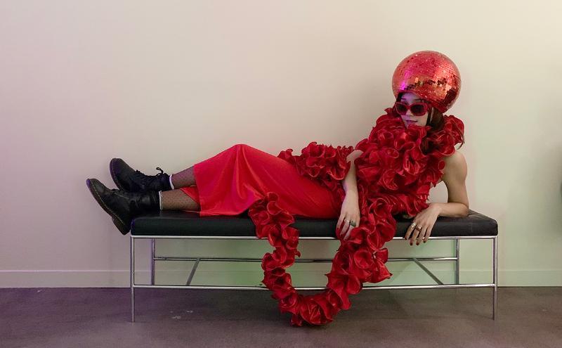 VIFF Gala 2022 where I was a human disco ball. This was also the serendipitous night when I met my partner, Conan.