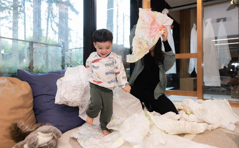 Isabel Porter with child