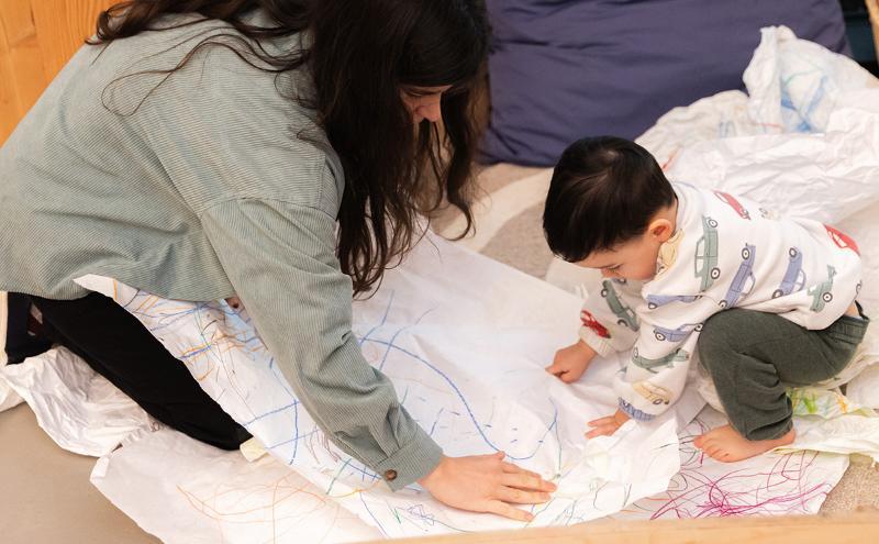 Isabel Porter with child