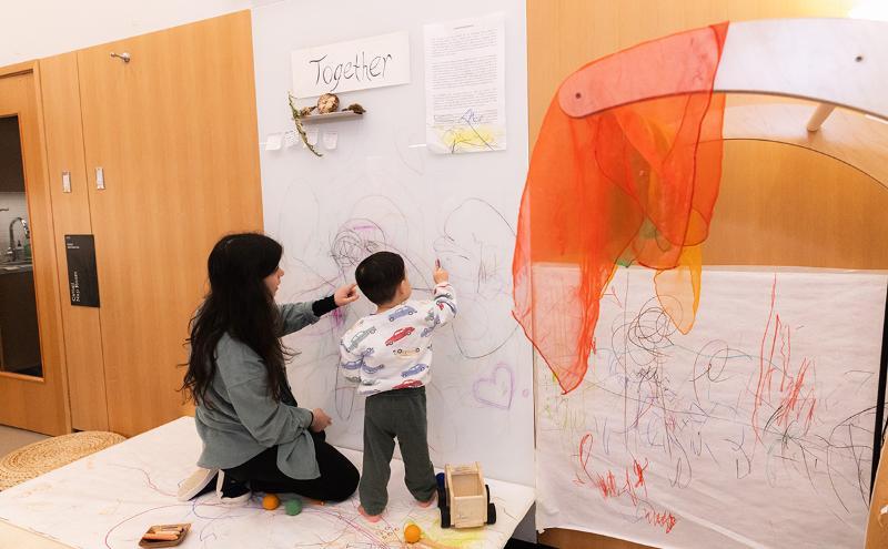 Isabel Porter with child