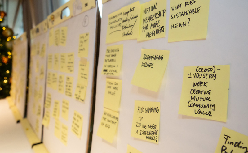 Sharing board at the 2022 BestCities Global Forum hosted in Vancouver