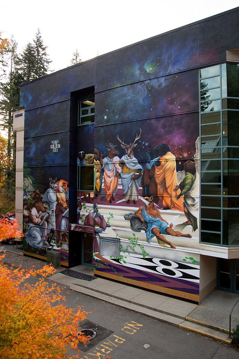 Mural by Nelson Garcia and Xochitl Leal