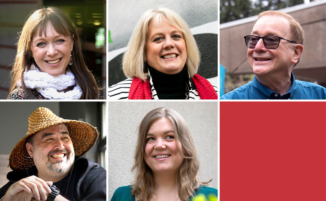 Headshots of 2020-2021 Teaching Excellence Awards Recipients