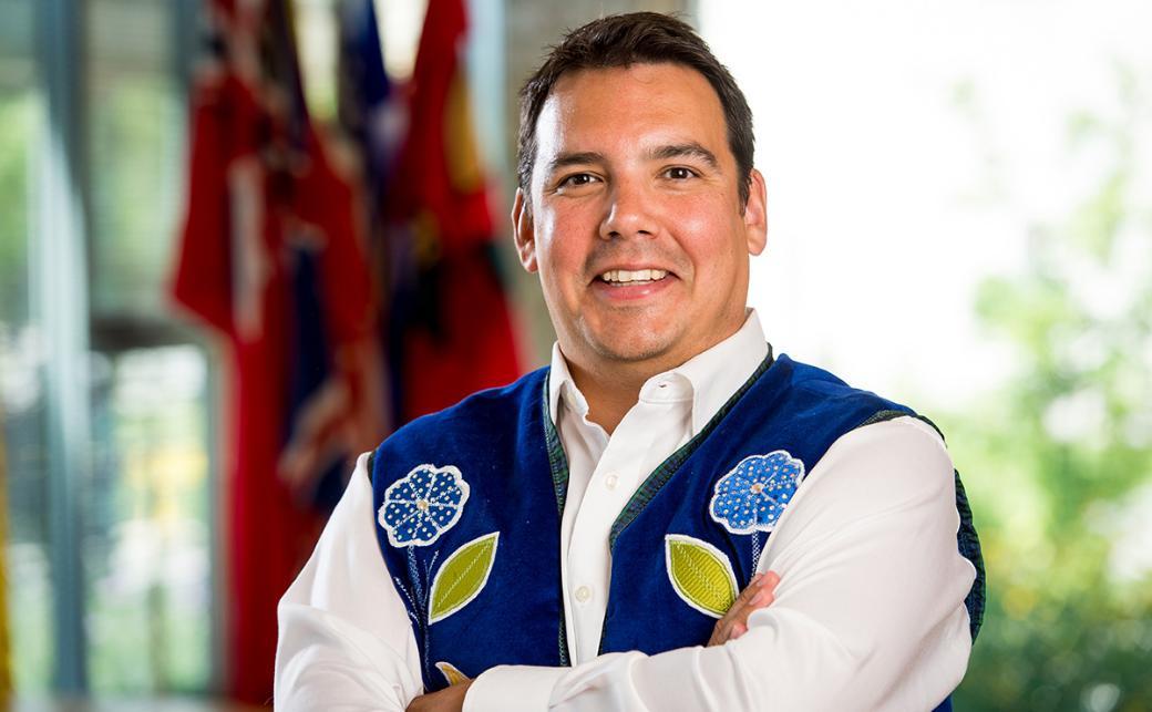 Niigaan Sinclair portrait