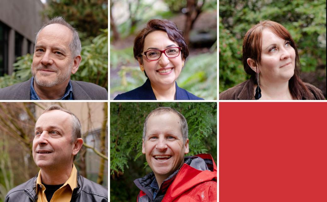 Portraits of CapU’s 2022 Teaching Excellence Award recipients 