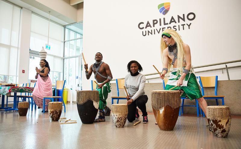 A dance and drumming performance of “The Lion and the Cattle” by two Rwandan dance companies, Mdundo Arts and Indangamirwa Traditional Dance Group