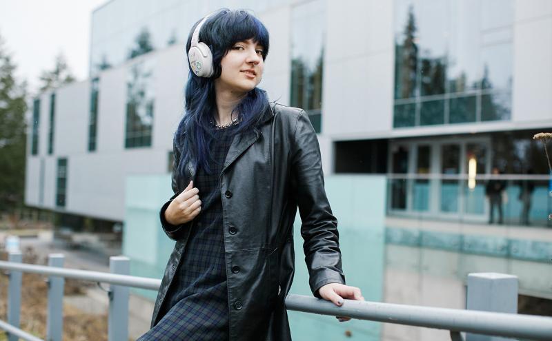 Kate Henderson, a first-year student in the Motion Picture Arts program