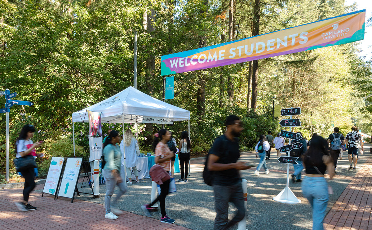 The festive and action-packed street party was held on Day 1 of classes to celebrate CapU students and the start of a new academic year.