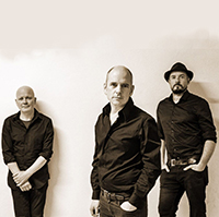 Three people who make up the Tord Gustaven Trio