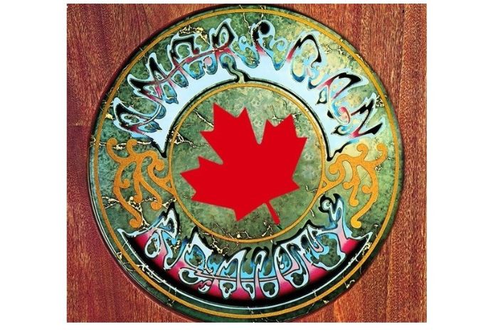 American Beauty Album Cover with maple leaf