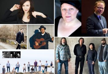 collage of jazz artists