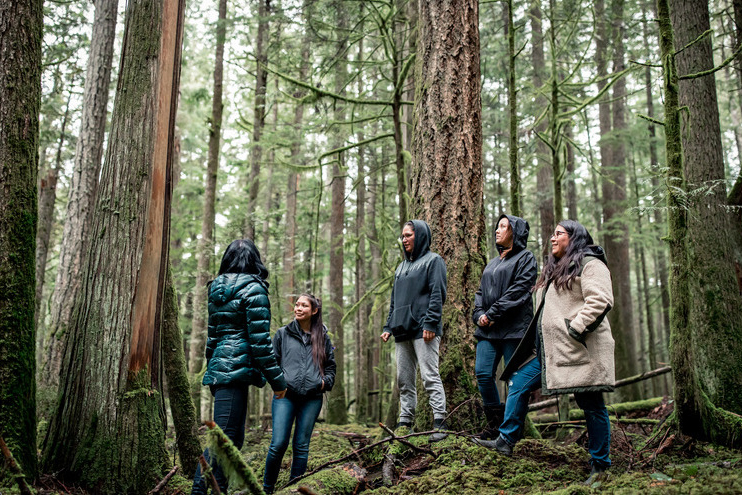 Students outdoors on the Sunshine Coast