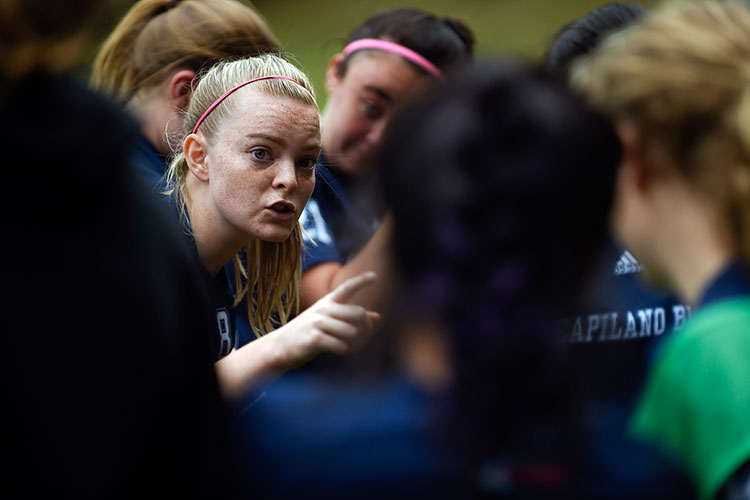 The Capilano Blues lose 3-1 to Vancouver Island University on Saturday, Sept. 29, 2018.