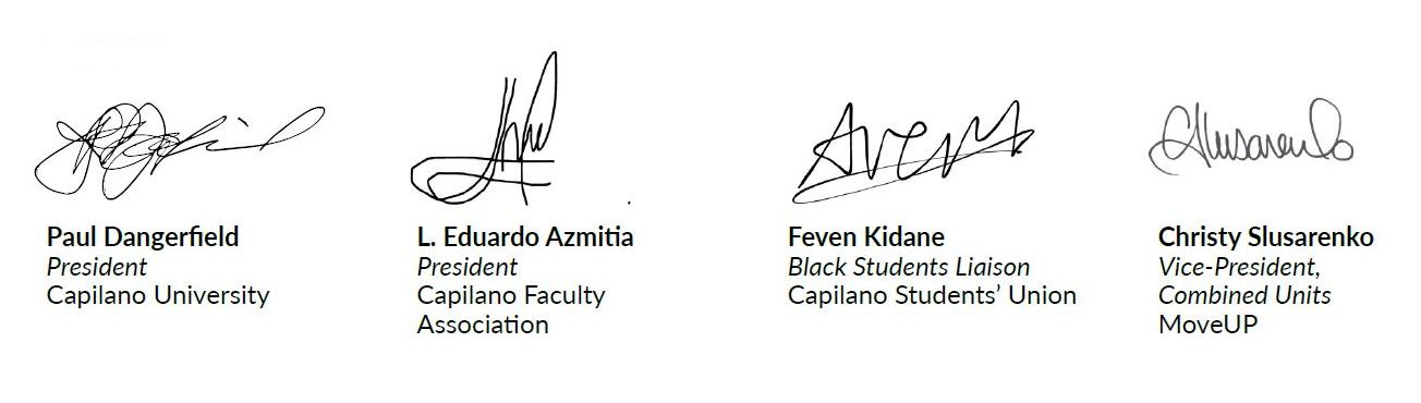 Joint CapU Union Signatures - February 2022