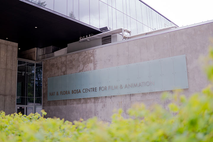 Outdoor shot of the Bosa Centre.