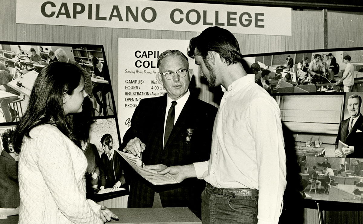 Capilano Information Booth at the Trade Fair of the Summer Living Show