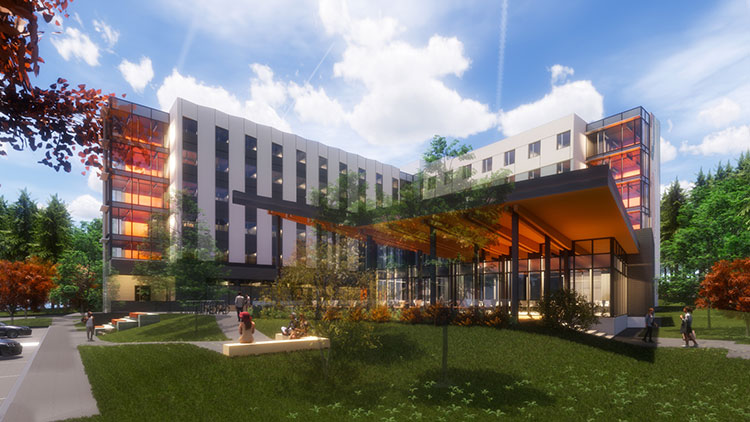 Rendering of Student Housing Project