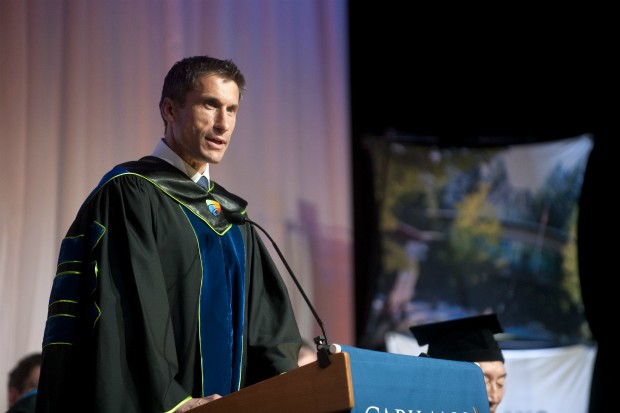 2017 Honorary Degree recipient Dr. Rick Celebrini. 