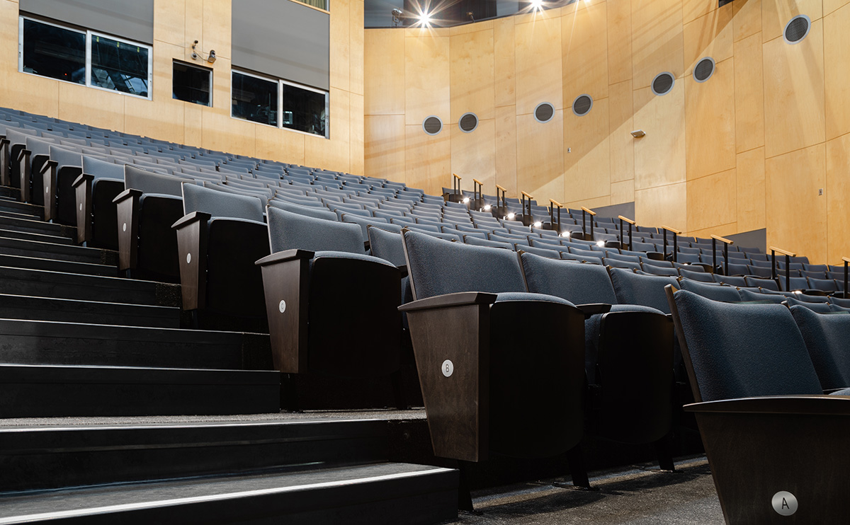 Inside The BlueShore at CapU theatre