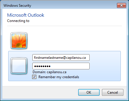 Employee Email Outlook PC windows security