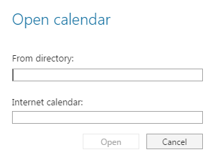 Webmail calendar open calendar window