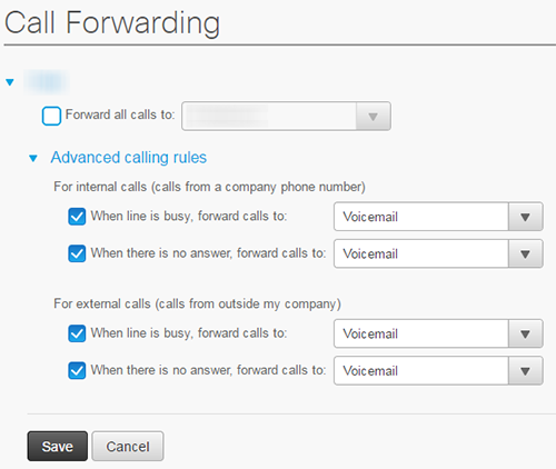 Cisco Portal Turn off forwarding