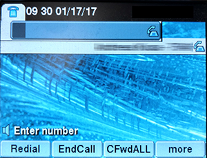 Forward all calls - enter phone number