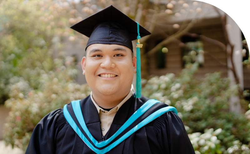 Student at Convocation
