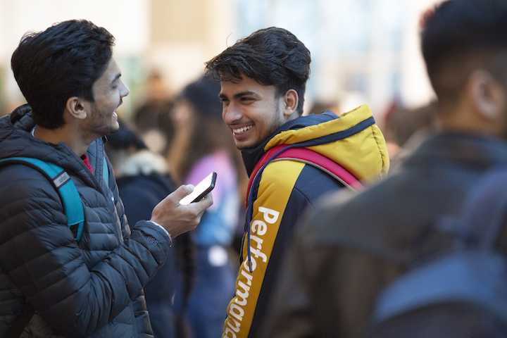 Capilano University students at the New International Student Orientation in 2020. 