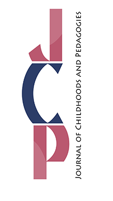 The logo for the Journal of Childhoods and Pedagogies at CapU.