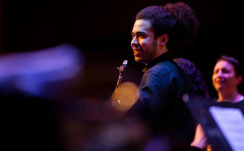 Jazz students performing