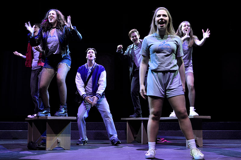 CapU Musical Theatre students acting in