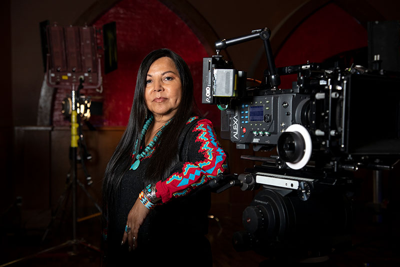 A portrait of Doreen Manuel, the Director of the Bosa Centre for Film and Animation.