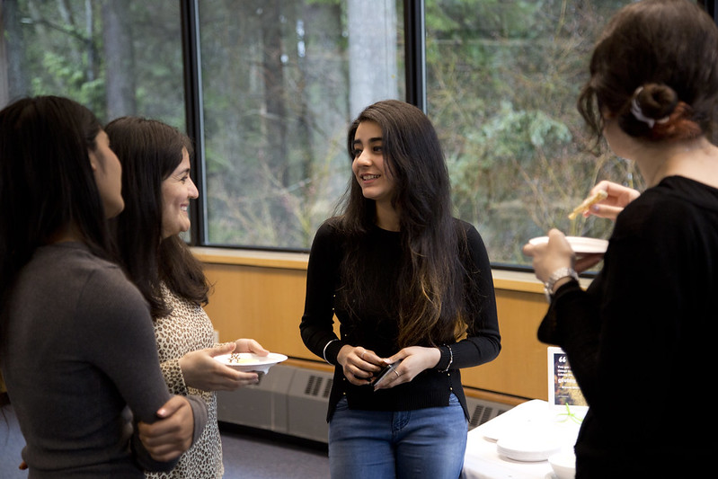 Students in classroom talking